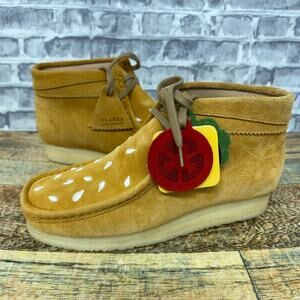 Clarks Original x Vandy The Pink Burger Wallabee Boot Tan 75940 Mens Size 7 New